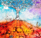 A New Earth - Original - SOLD by artist Kerry Darlington - Wyecliffe Galleries