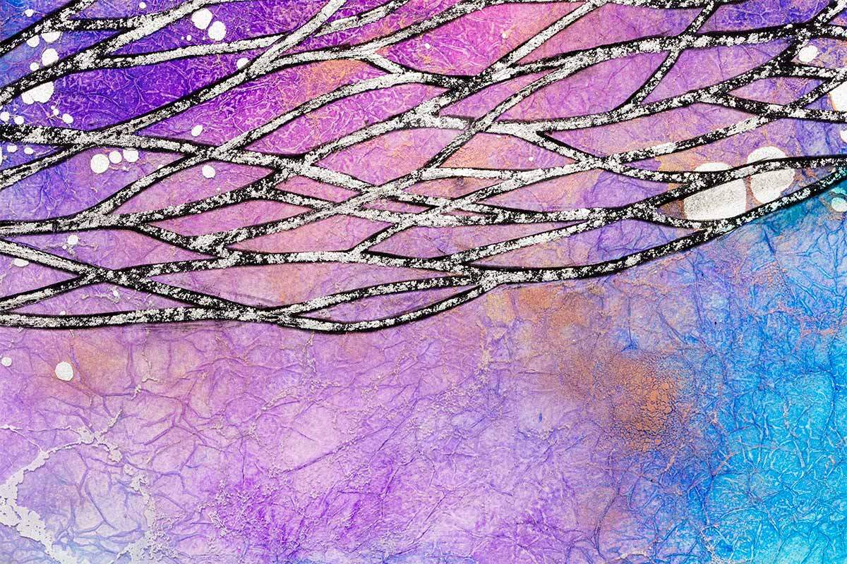 A New Earth - Original - SOLD by artist Kerry Darlington - Wyecliffe Galleries