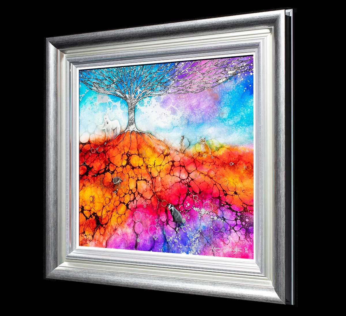 A New Earth - Original - SOLD by artist Kerry Darlington - Wyecliffe Galleries