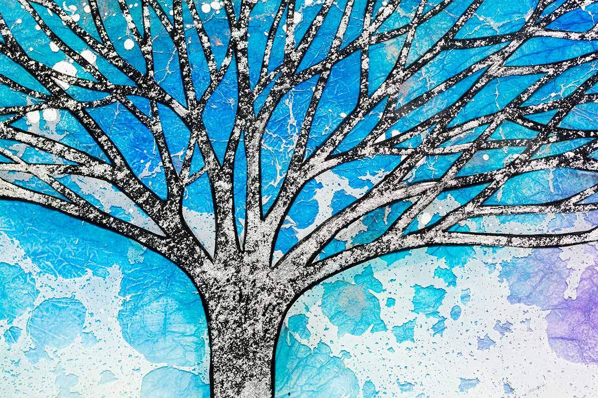 A New Earth - Original - SOLD by artist Kerry Darlington - Wyecliffe Galleries