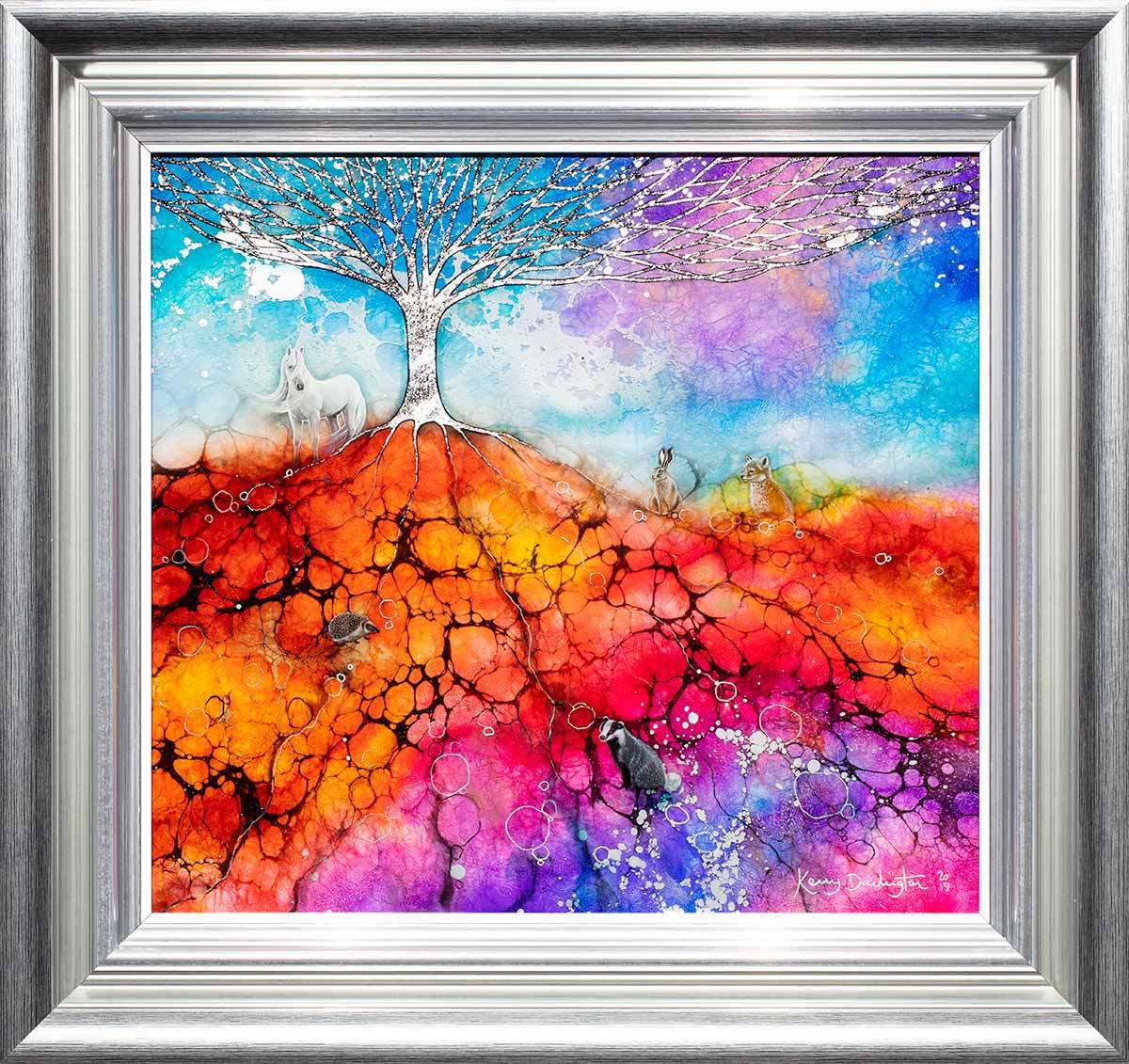 A New Earth - Original - SOLD by artist Kerry Darlington - Wyecliffe Galleries