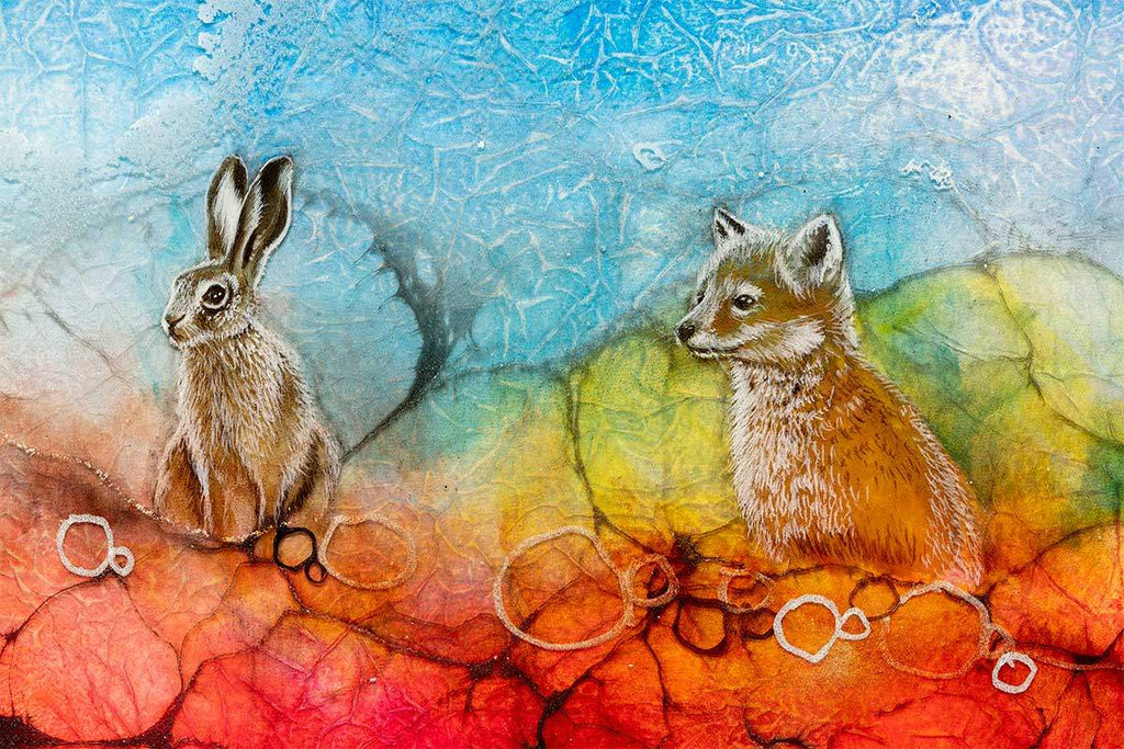 A New Earth - Original - SOLD by artist Kerry Darlington - Wyecliffe Galleries