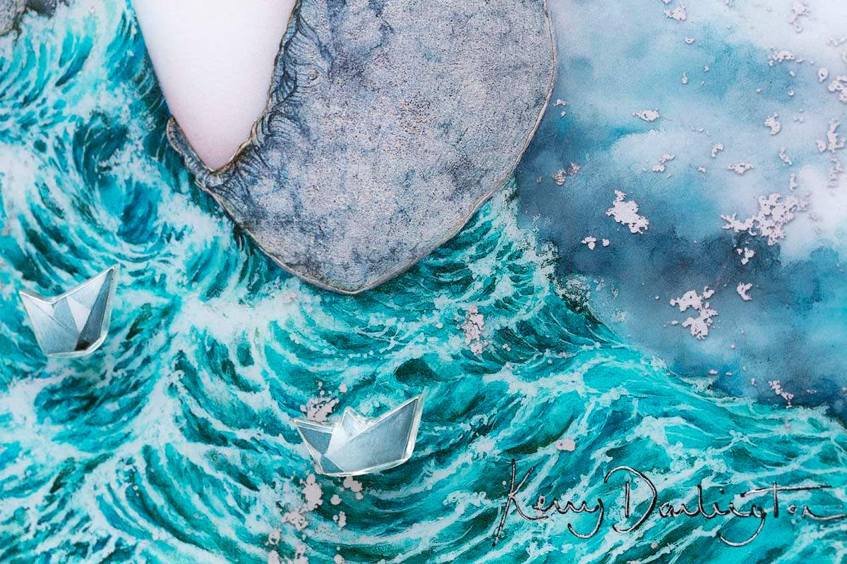 A Paper Moon - Edition by artist Kerry Darlington - Wyecliffe Galleries