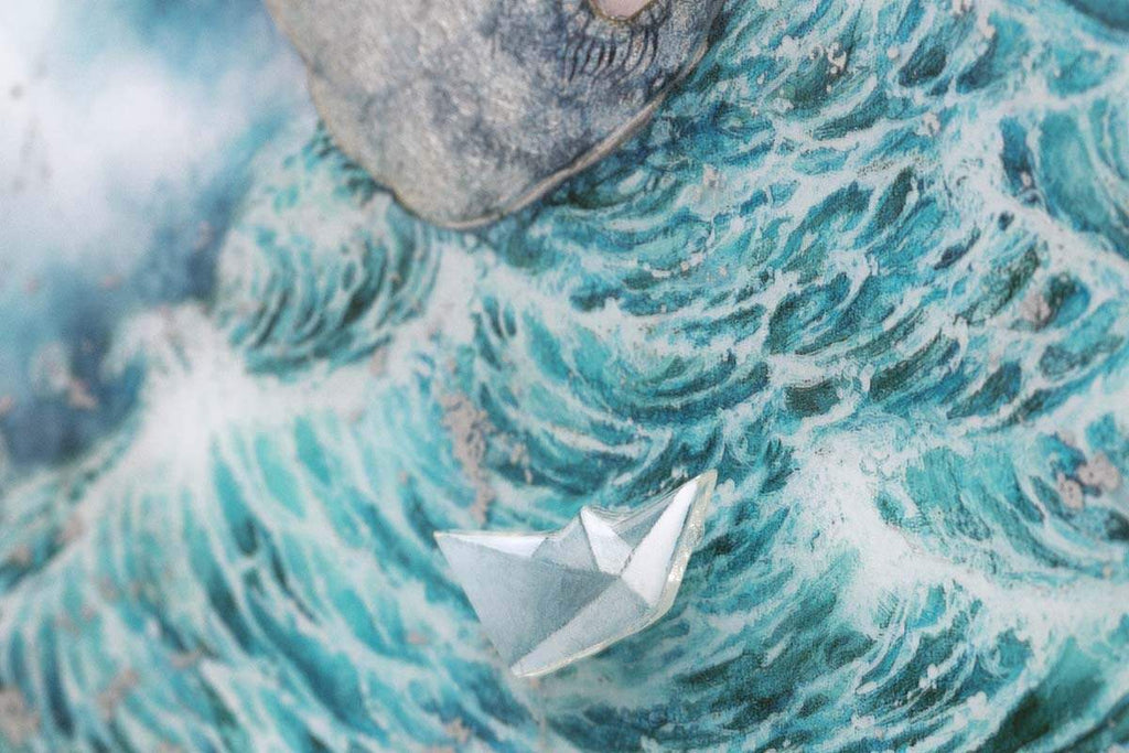 A Paper Moon - Edition by artist Kerry Darlington - Wyecliffe Galleries