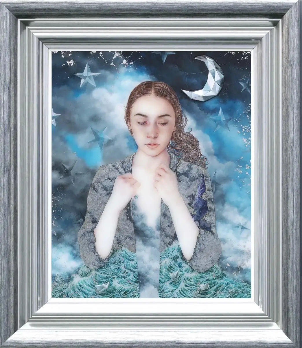 A Paper Moon - Edition by artist Kerry Darlington - Wyecliffe Galleries