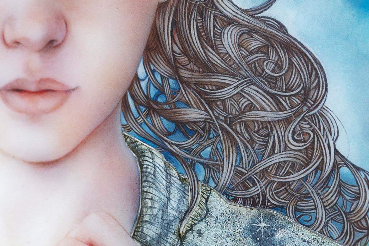 A Paper Moon - Edition by artist Kerry Darlington - Wyecliffe Galleries