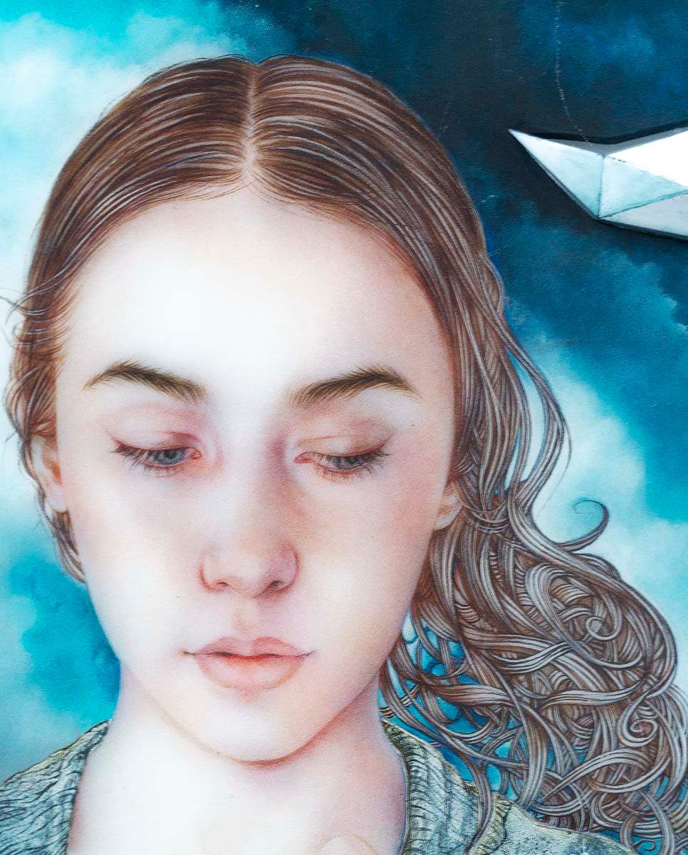 A Paper Moon - Edition by artist Kerry Darlington - Wyecliffe Galleries