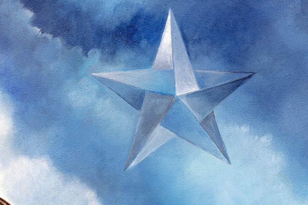 A Paper Moon - Original - SOLD by artist Kerry Darlington - Wyecliffe Galleries