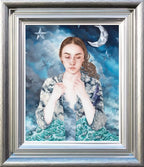 A Paper Moon - Original - SOLD by artist Kerry Darlington - Wyecliffe Galleries