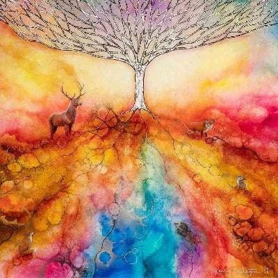 The Road Less Travelled - Original - SOLD by artist Kerry Darlington - Wyecliffe Galleries