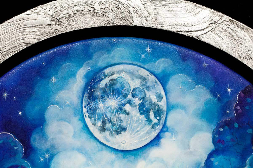 A Silver Lining - Original - SOLD by artist Kerry Darlington - Wyecliffe Galleries