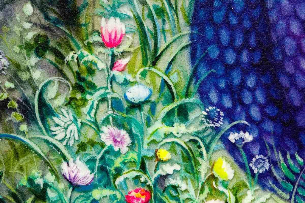 A Silver Lining - Original - SOLD by artist Kerry Darlington - Wyecliffe Galleries