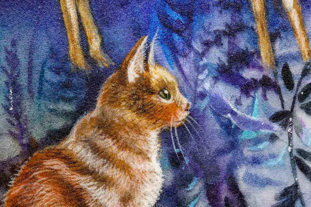 A Silver Lining - Original - SOLD by artist Kerry Darlington - Wyecliffe Galleries