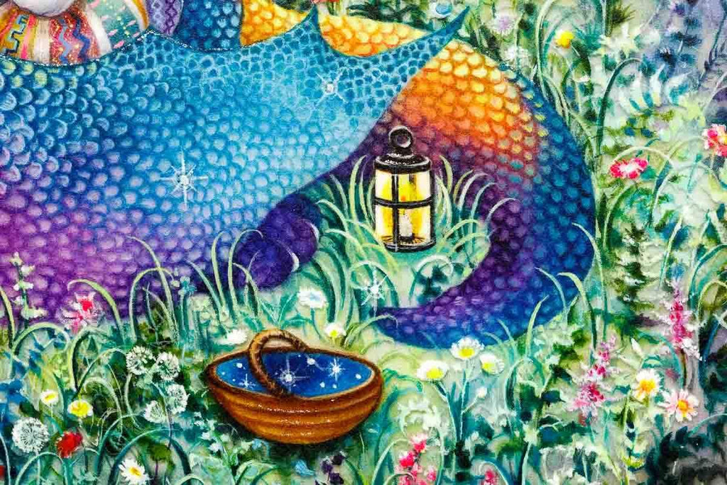 A Silver Lining - Original - SOLD by artist Kerry Darlington - Wyecliffe Galleries