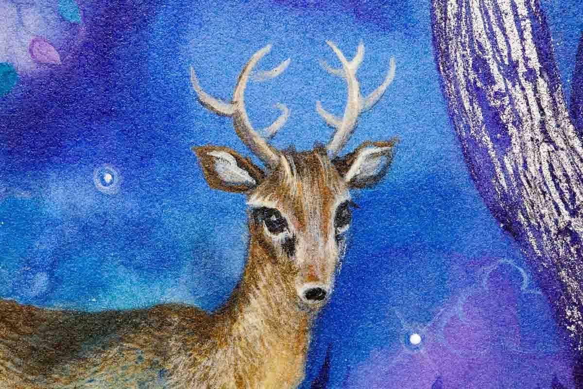 A Silver Lining - Original - SOLD by artist Kerry Darlington - Wyecliffe Galleries