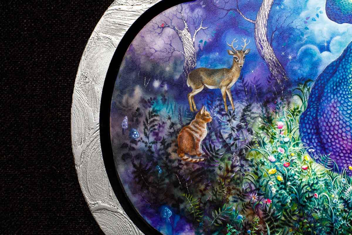 A Silver Lining - Original - SOLD by artist Kerry Darlington - Wyecliffe Galleries