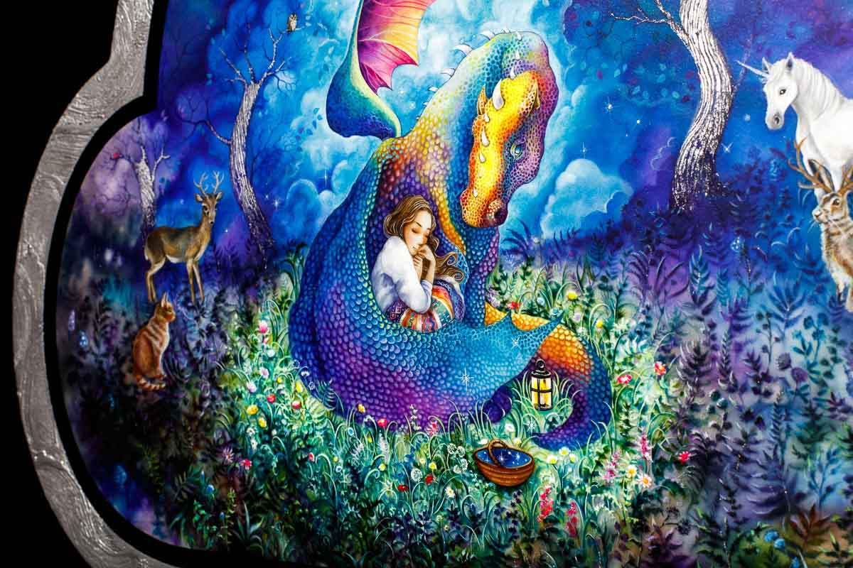 A Silver Lining - Original - SOLD by artist Kerry Darlington - Wyecliffe Galleries