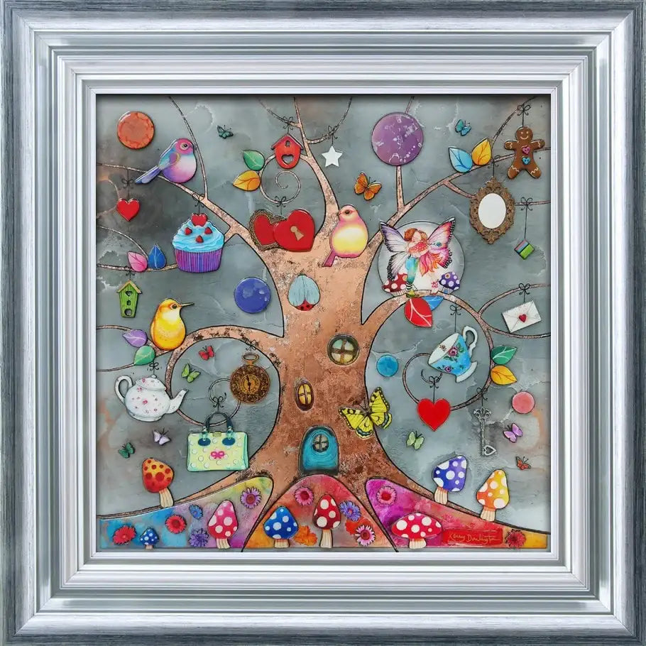 A Tree Full of Love - Edition - SOLD OUT by artist Kerry Darlington - Wyecliffe Galleries