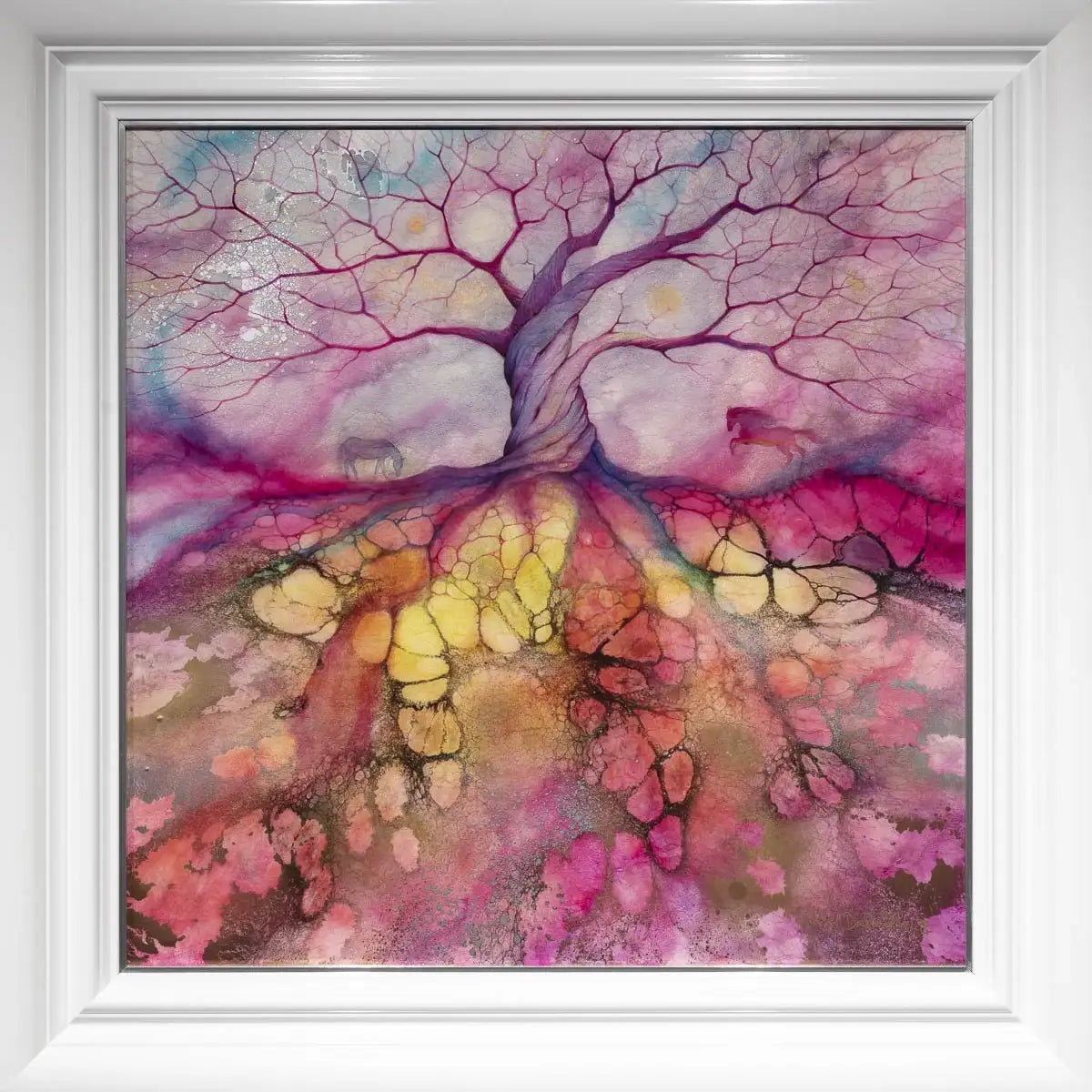 Ahimsa - Original - SOLD by artist Kerry Darlington - Wyecliffe Galleries