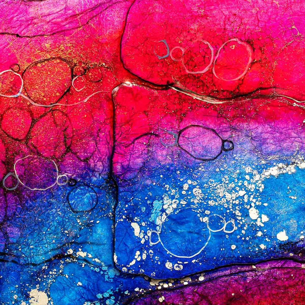 Ajoite - Original - SOLD by artist Kerry Darlington - Wyecliffe Galleries