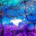 Ajoite - Original - SOLD by artist Kerry Darlington - Wyecliffe Galleries