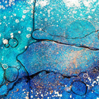 Ajoite - Original - SOLD by artist Kerry Darlington - Wyecliffe Galleries