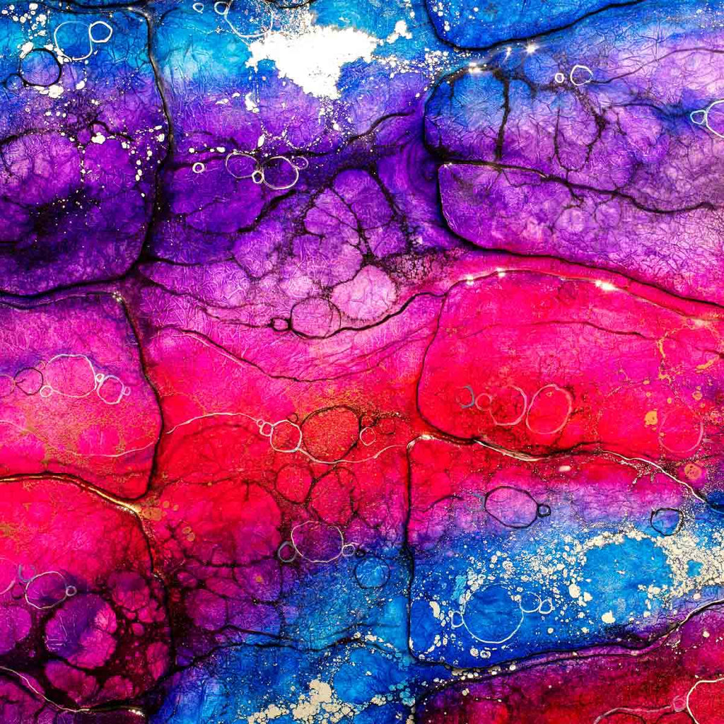 Ajoite - Original - SOLD by artist Kerry Darlington - Wyecliffe Galleries