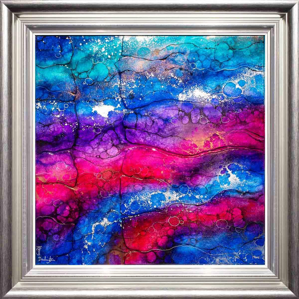 Ajoite - Original - SOLD by artist Kerry Darlington - Wyecliffe Galleries