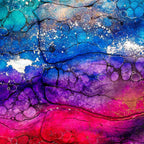 Ajoite - Original - SOLD by artist Kerry Darlington - Wyecliffe Galleries