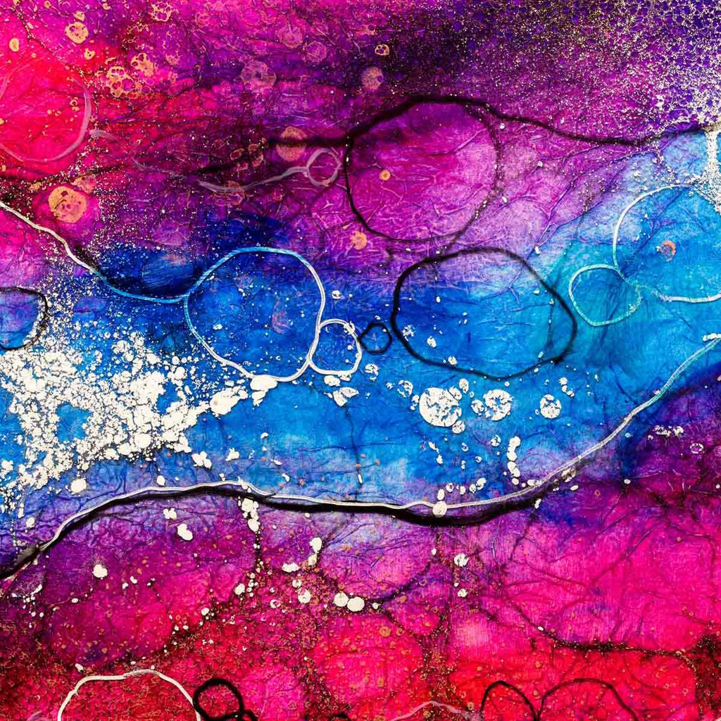 Ajoite - Original - SOLD by artist Kerry Darlington - Wyecliffe Galleries