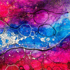 Ajoite - Original - SOLD by artist Kerry Darlington - Wyecliffe Galleries