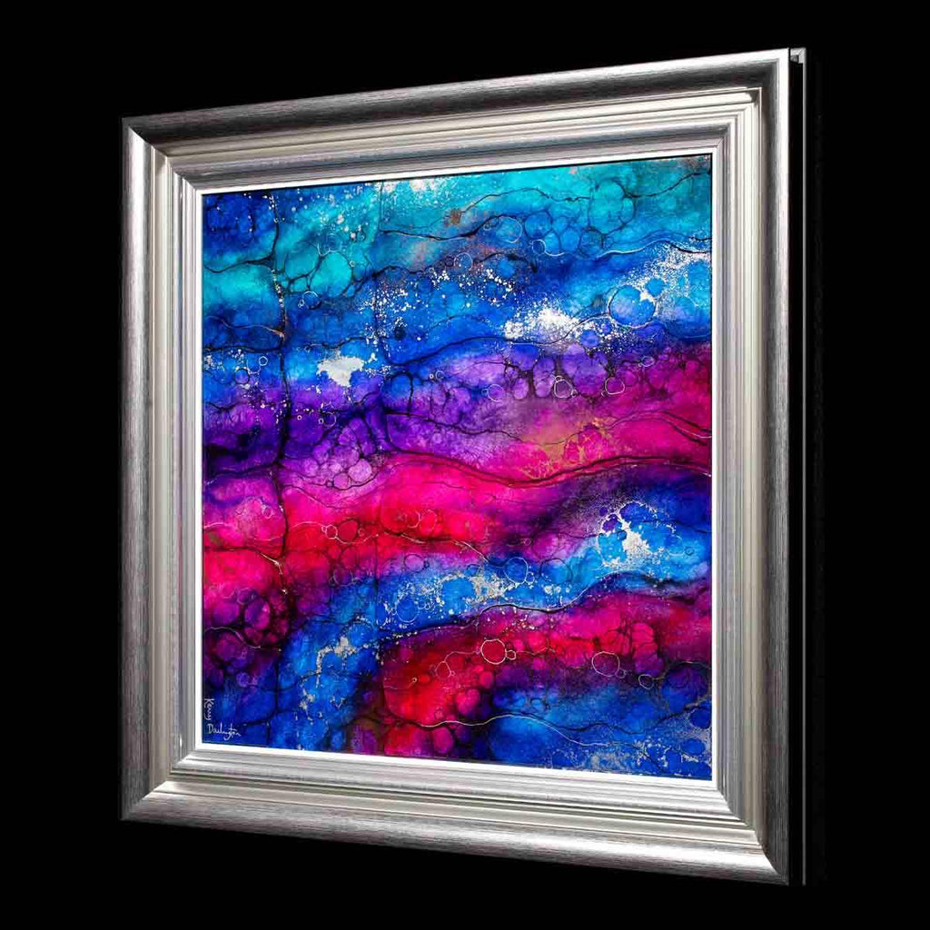 Ajoite - Original - SOLD by artist Kerry Darlington - Wyecliffe Galleries