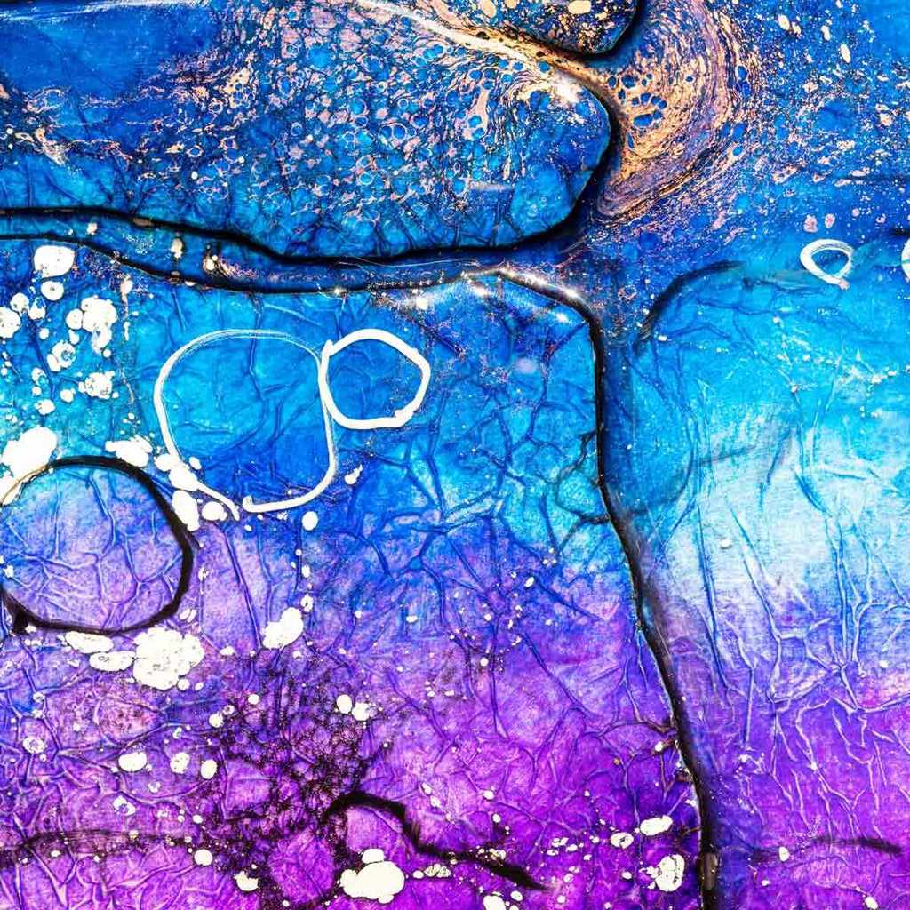 Ajoite - Original - SOLD by artist Kerry Darlington - Wyecliffe Galleries