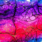 Ajoite - Original - SOLD by artist Kerry Darlington - Wyecliffe Galleries