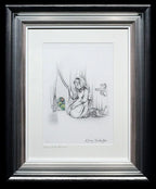 Alice and the Little Door (sketch) - SOLD OUT by artist Kerry Darlington - Wyecliffe Galleries