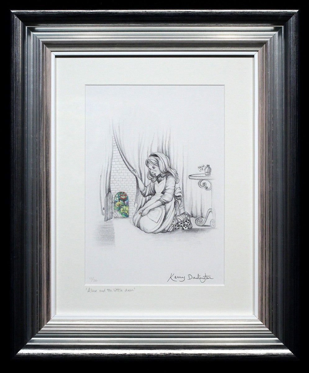 Alice and the Little Door (sketch) - SOLD OUT Kerry Darlington