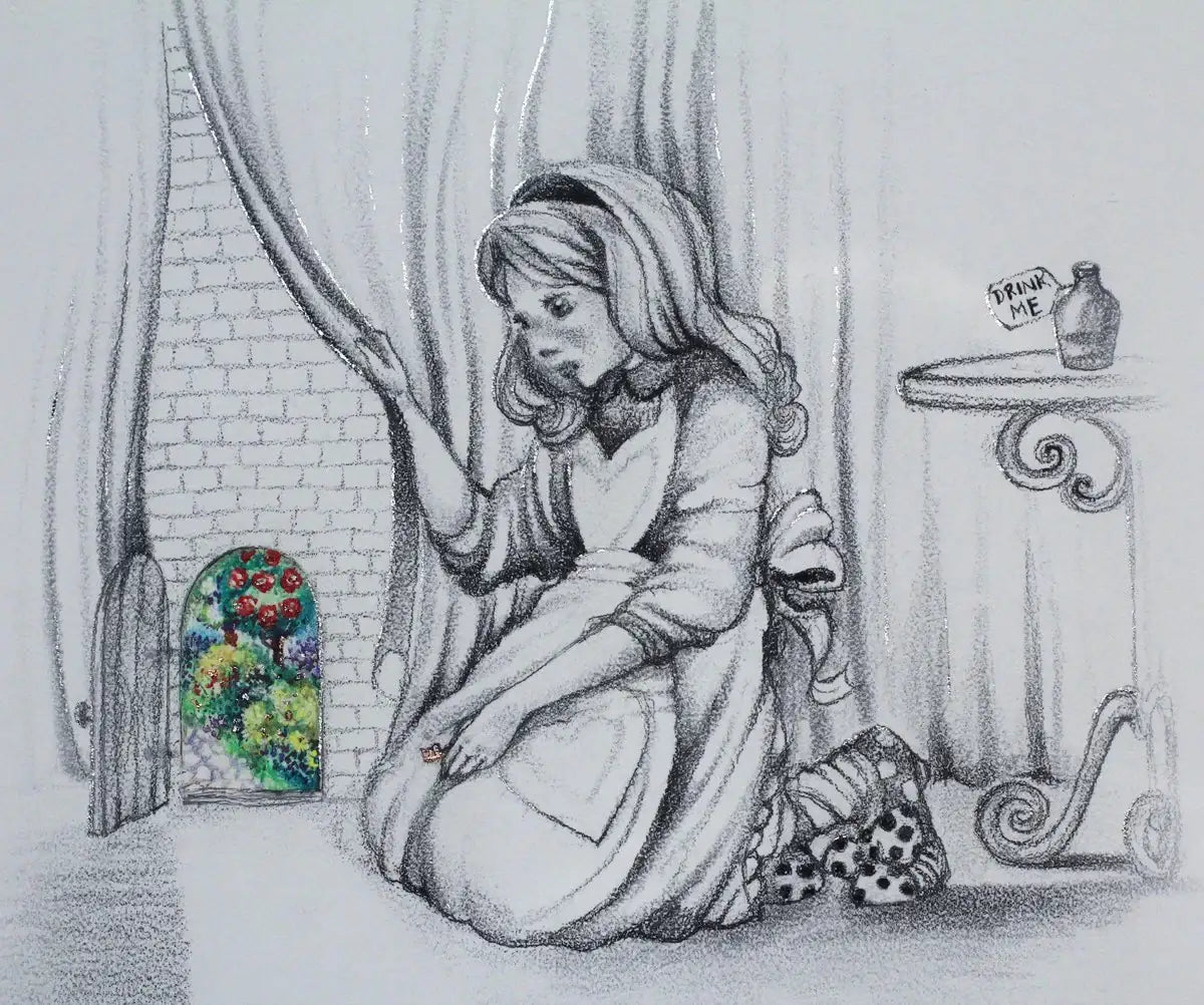 Alice and the Little Door (sketch) - Kerry Darlington – Wyecliffe