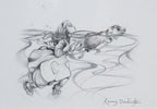 Alice and the Pool of Tears (sketch) - SOLD OUT by artist Kerry Darlington - Wyecliffe Galleries
