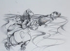 Alice and the Pool of Tears (sketch) - SOLD OUT by artist Kerry Darlington - Wyecliffe Galleries