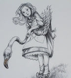 Alice Boutique Sketch Collection - Edition - SOLD by artist Kerry Darlington - Wyecliffe Galleries