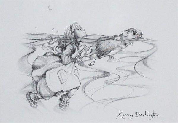 Alice Boutique Sketch Collection - Edition - SOLD by artist Kerry Darlington - Wyecliffe Galleries
