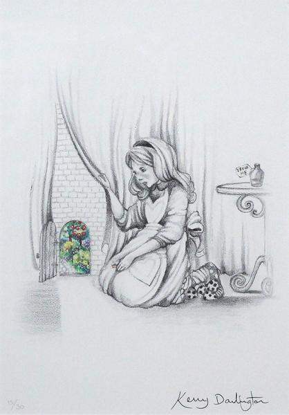 Alice Boutique Sketch Collection - Edition - SOLD by artist Kerry Darlington - Wyecliffe Galleries