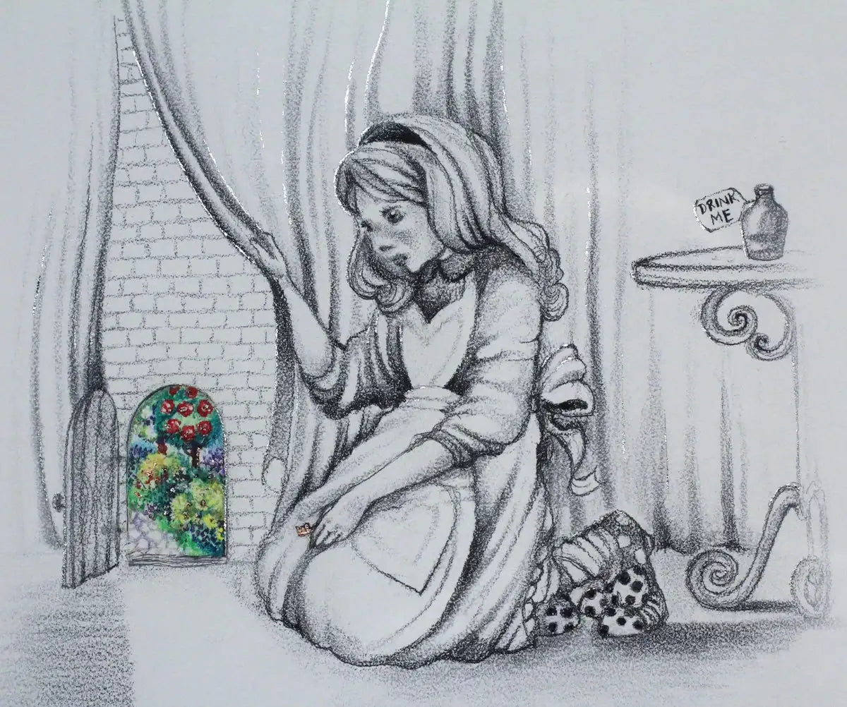 Alice Boutique Sketch Collection - Edition - SOLD by artist Kerry Darlington - Wyecliffe Galleries