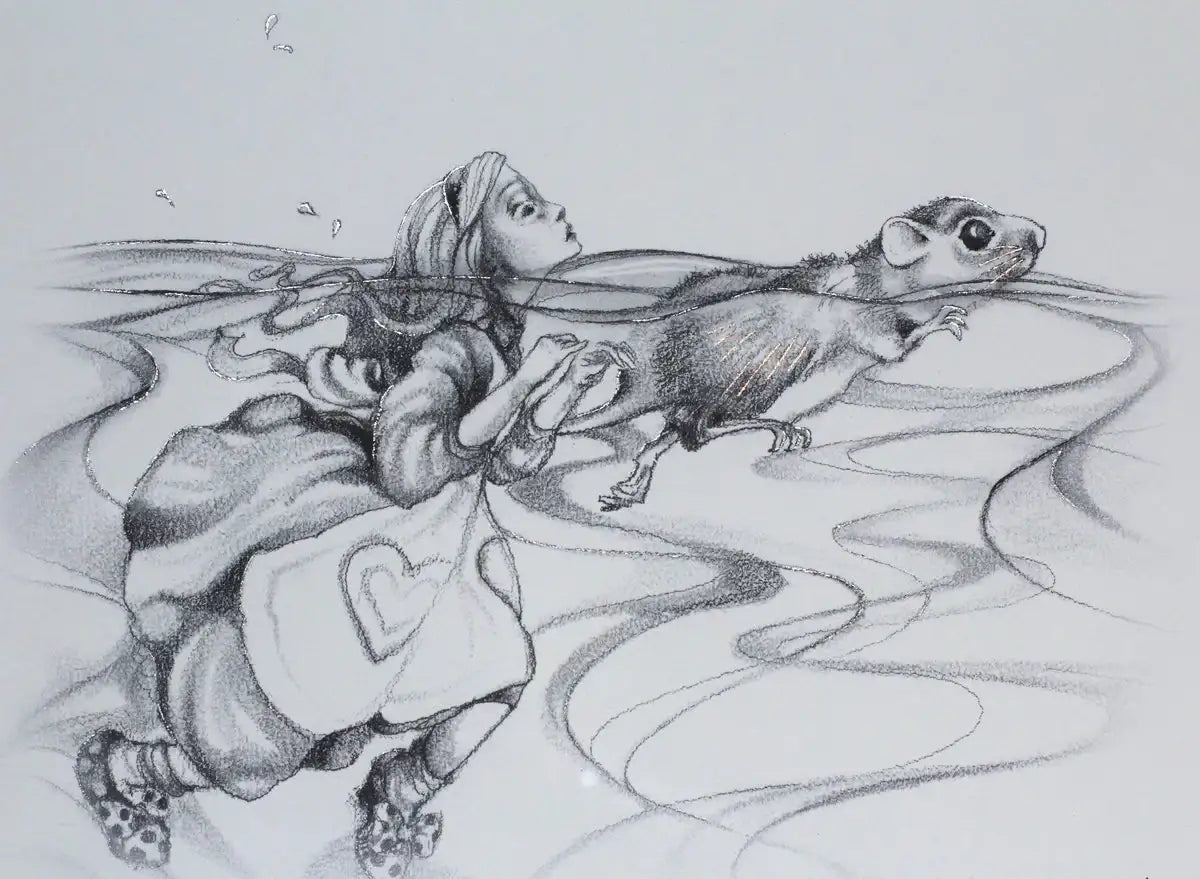 Alice Boutique Sketch Collection - Edition - SOLD by artist Kerry Darlington - Wyecliffe Galleries
