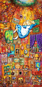 Alice Down the Rabbit Hole - Edition - SOLD by artist Kerry Darlington - Wyecliffe Galleries