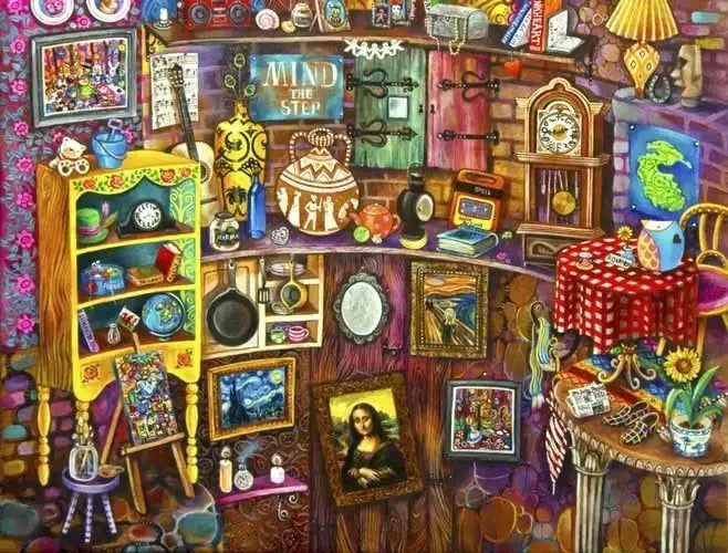 Alice Down the Rabbit Hole - Edition - SOLD by artist Kerry Darlington - Wyecliffe Galleries