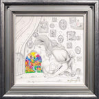 Alice Finds the Little Door - Original Sketch - SOLD by artist Kerry Darlington - Wyecliffe Galleries