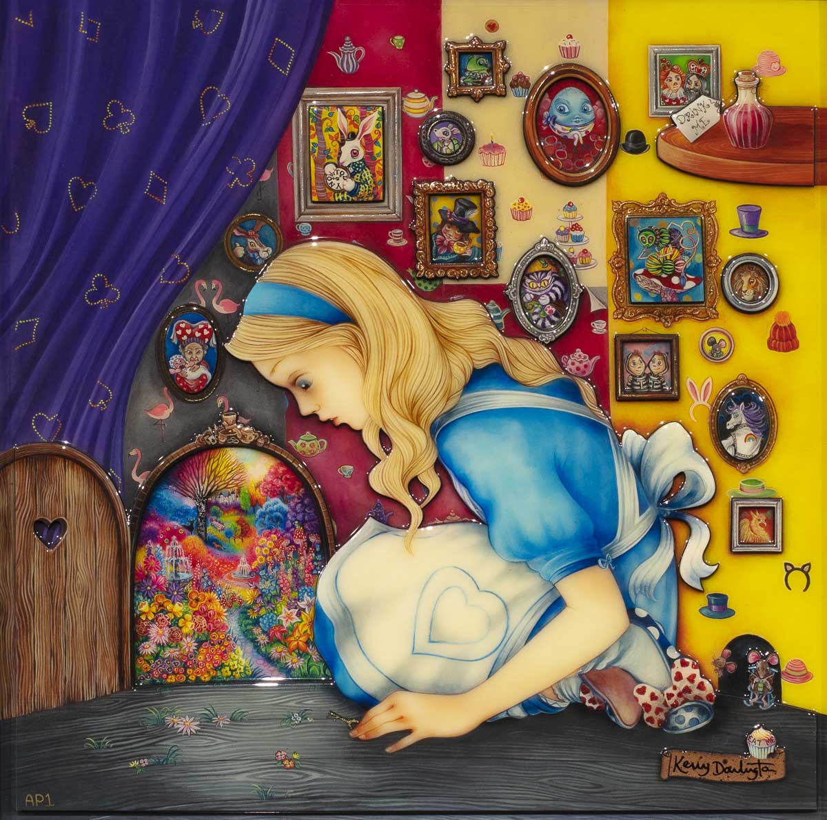 Alice Finds the Little Door - Rare Edition Kerry Darlington Artist Proof Edition