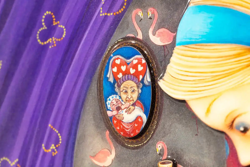 Alice Finds the Little Door - RARE Edition - SOLD by artist Kerry Darlington - Wyecliffe Galleries