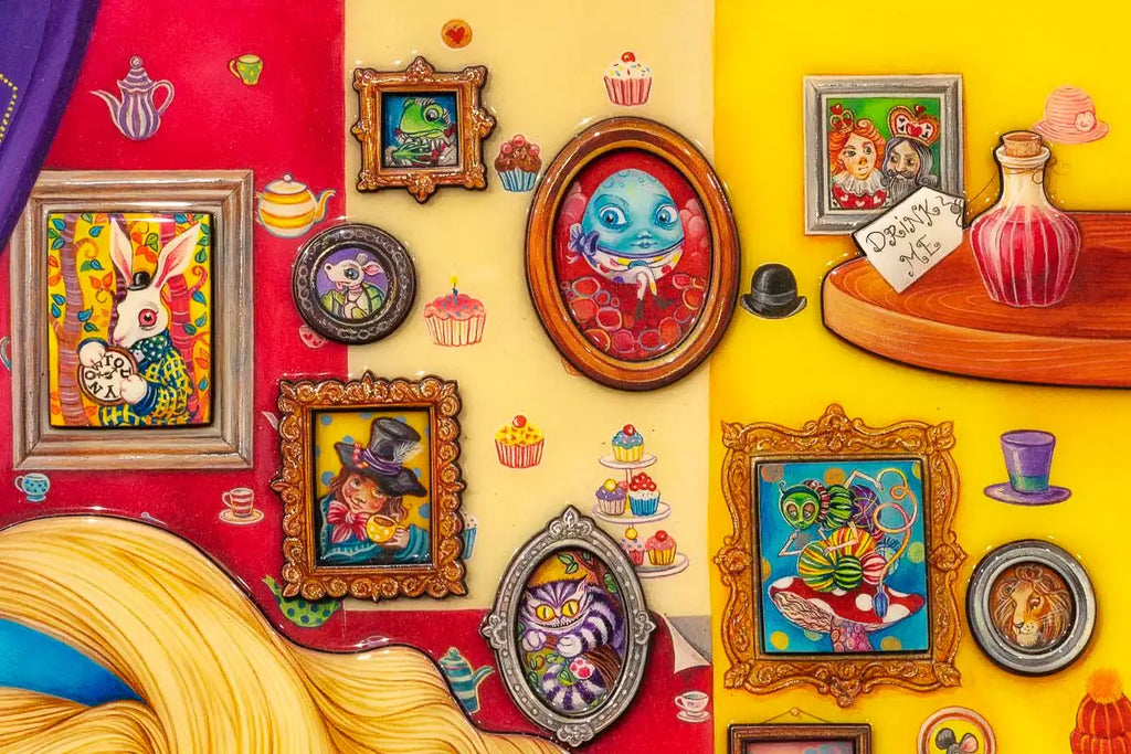Alice Finds the Little Door - RARE Edition - SOLD by artist Kerry Darlington - Wyecliffe Galleries
